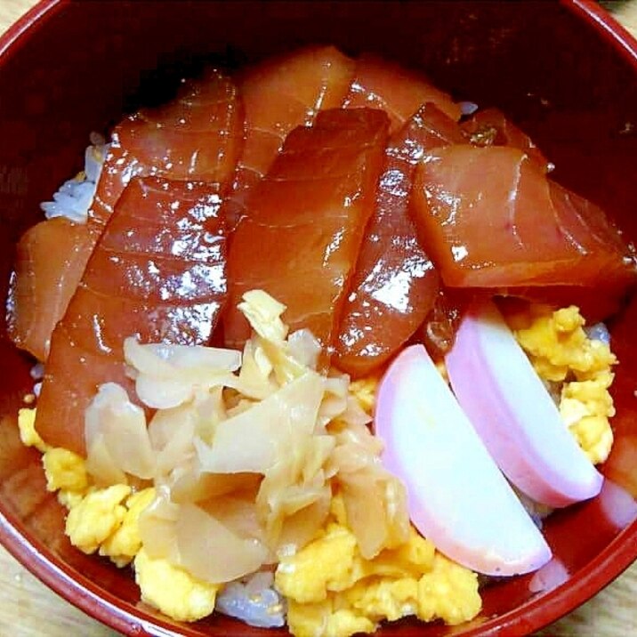 干瓢煮を混ぜた酢飯でちらし寿司風